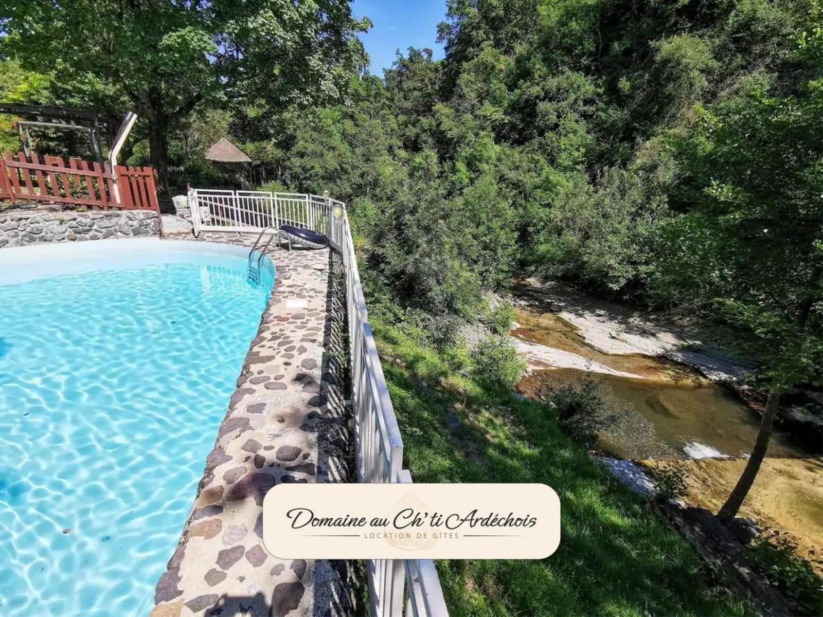 Gite De Groupe - Domaine Au Ch'Ti Ardechois Rochessauve Exterior photo